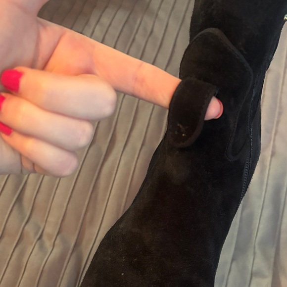 Karl Lagerfeld Black Suede Ankle Boots size 8 - Picture 16 of 16